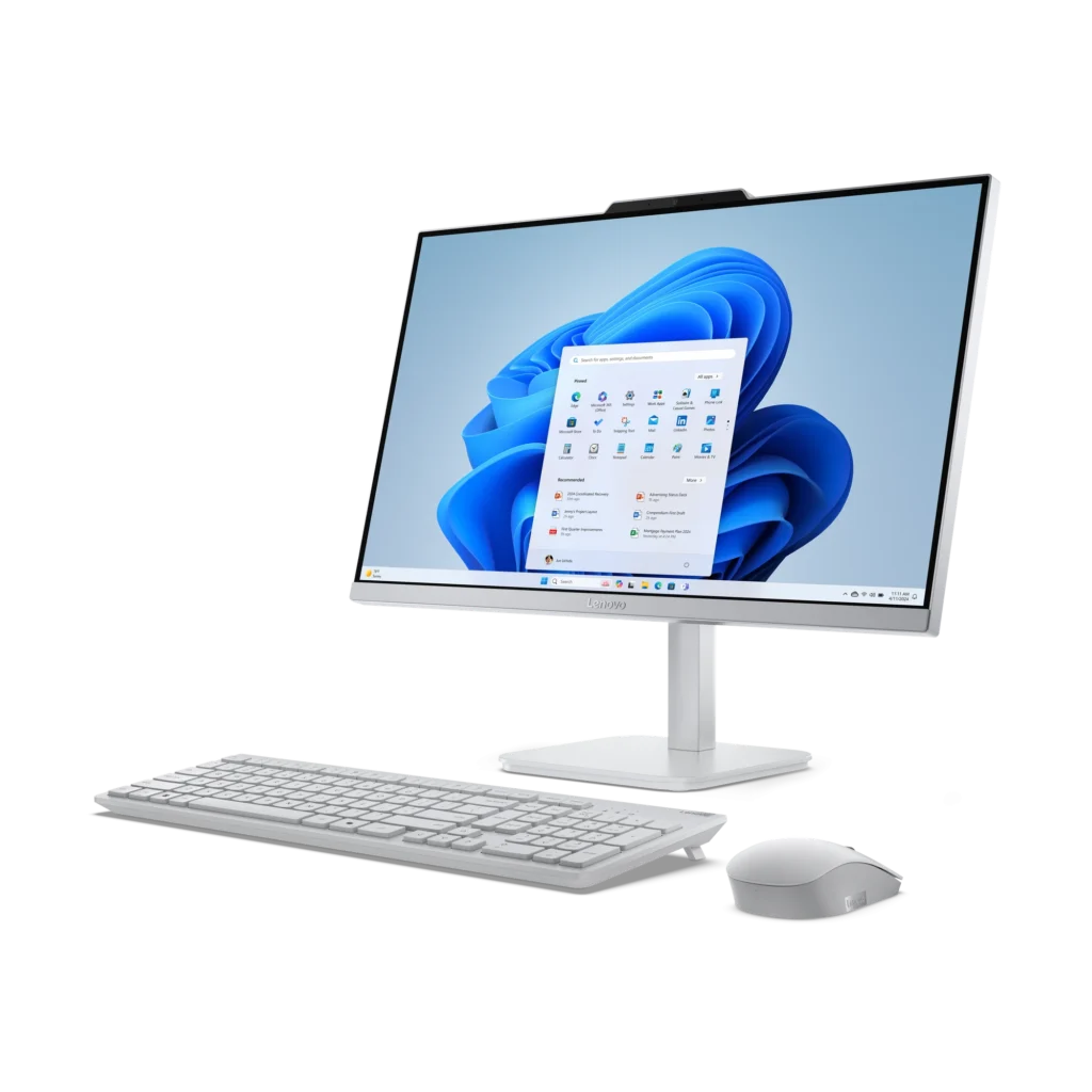 Computador Todo en Uno Lenovo A100 23.8" Intel Celeron N100 8GB DDR5 512GB SSD Intel UHD Graphics